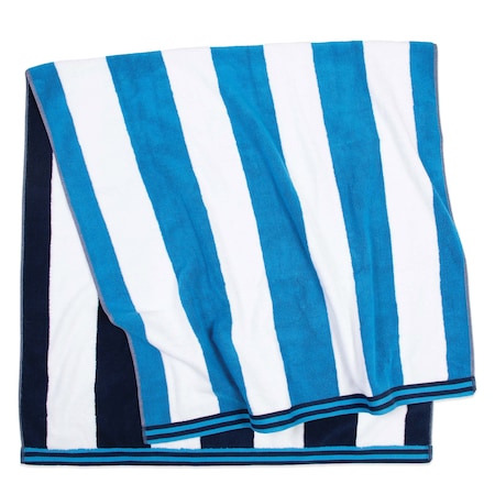 Monarch Brands Aston & Arden Reversible Beach Towel - Navy/Blue PNP-REV-CABANA-NV/BL